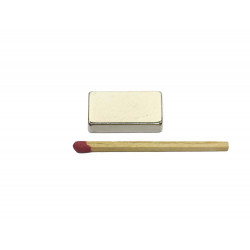 Ímã de neodímio bloco 25 x 15 x 5 mm - N35